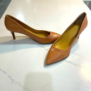 Tan Nine West heels